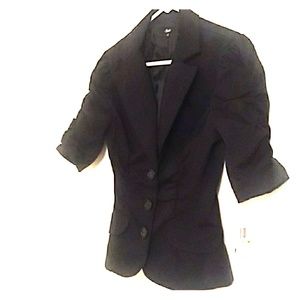 Sele -black half sleeve blazer - medium -nwt